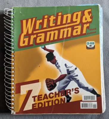 BJU English 7 Writing & Grammar Teachers Edition - 3rd Ed. / CD, Homeschool