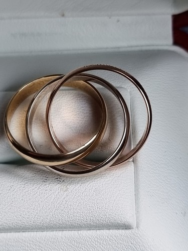 Genuine Cartier Trinity Ring Les Must De Cartier 18ct Tri Colour Gold Classic - Picture 2 of 5