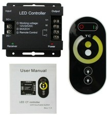 CCT LED Funk Touch-Dimmer 12V 24V DC Streifen PWM Regler Funkdimmer Dimmer