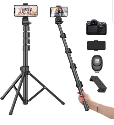 Wireless Selfie Stick Tripod With Remote