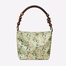 Women Hanfu Handbag Floral Faux Damask Retro Daily Shoulder Bag Office Chic New