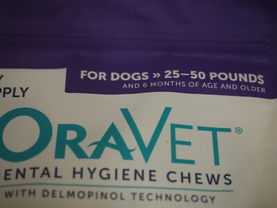 Oravet Dental Hygiene Chews for Medium Dogs 25-50Lbs 14Count | eBay