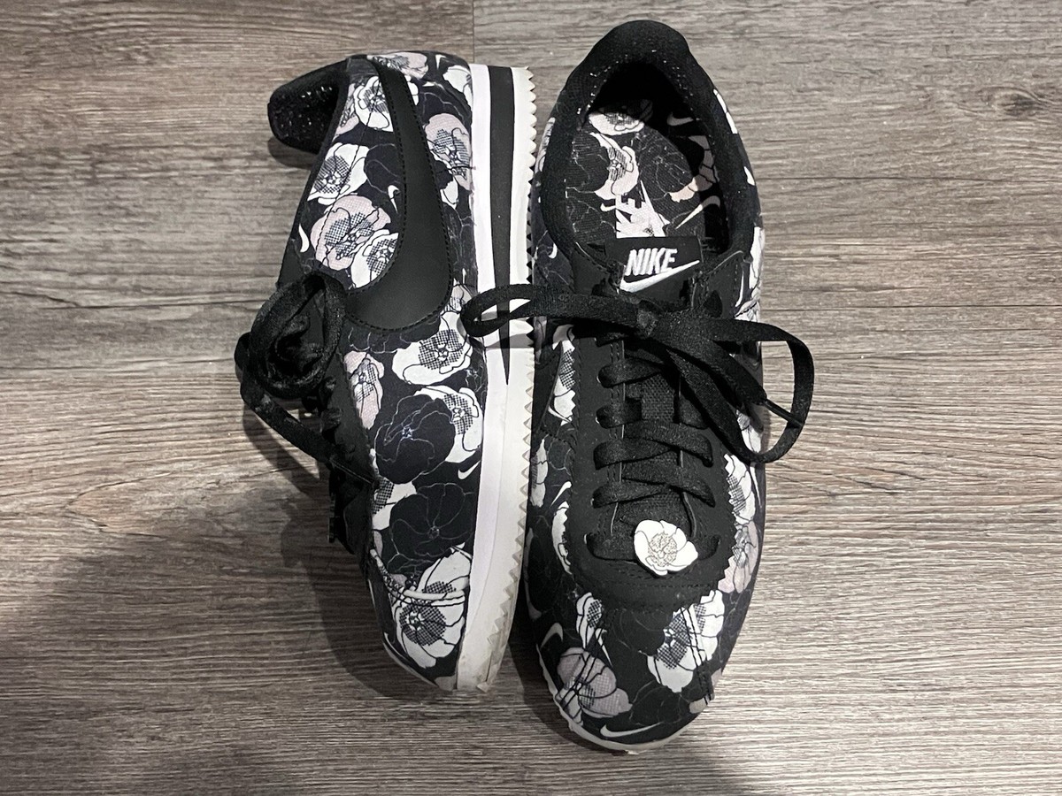 Nike Classic Cortez LX Floral Pack Black (Women's) | eBay