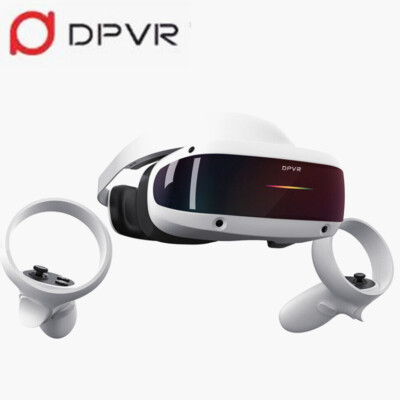 DPVR E4 VR Headsets PCVR VR Glasses 4K Controller 3664X1920 Res 116° FOV 120Hz 