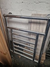 Iron Bathroom Towel Radiator in silver