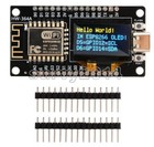 NodeMCU ESP8266 Development Board w/0.96" OLED Display CH340 Driver Module USB-C