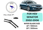<!--F#f_0-->WIPER BLADES FOR HSV SENATOR 2002-2006 (VY,VZ)<!--F/-->