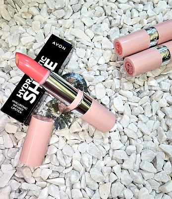 Avon HYDRAMATIC SHINE Lippenstift mit Hyaluronsäure Hot Pink  3,6g Creme Kuss