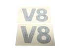 Genuine Land Rover Defender V8 Sticker Decals For Front Wings - Pair - BTR514MUB