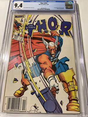 Thor 337 Newsstand CGC 9.4 1st Appearance of Beta Ray Bill and Cover