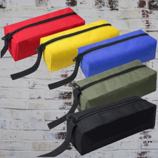 5PCS Canvas Tool Pouch Bags Zipper Small Multipurpose Pouch Heavy Duty Organizer