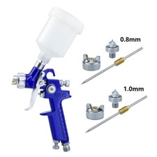 Mini HVLP Air Spray Gun Car Detail Touch Up Paint Sprayer Spot Repair 0.8/1.0MM