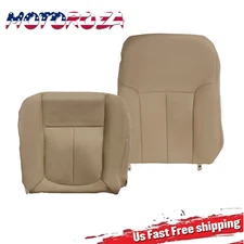 For 2009-2014 Ford F150 Lariat Driver Bottom & Top PERFORATED Leather Seat Cover