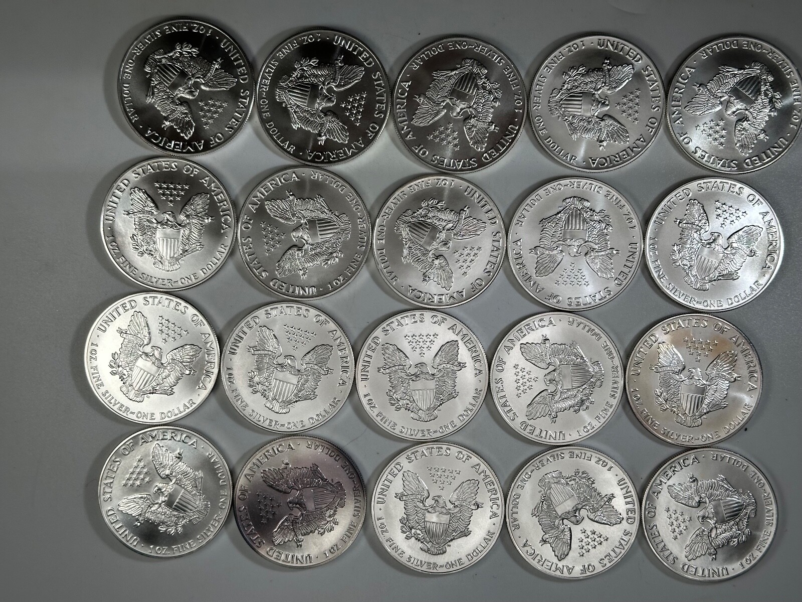1991 AMERICAN SILVER EAGLE ROLL of 20 UNTOUCHED Best Price RIGHT NOW! FREE S&H! eBay