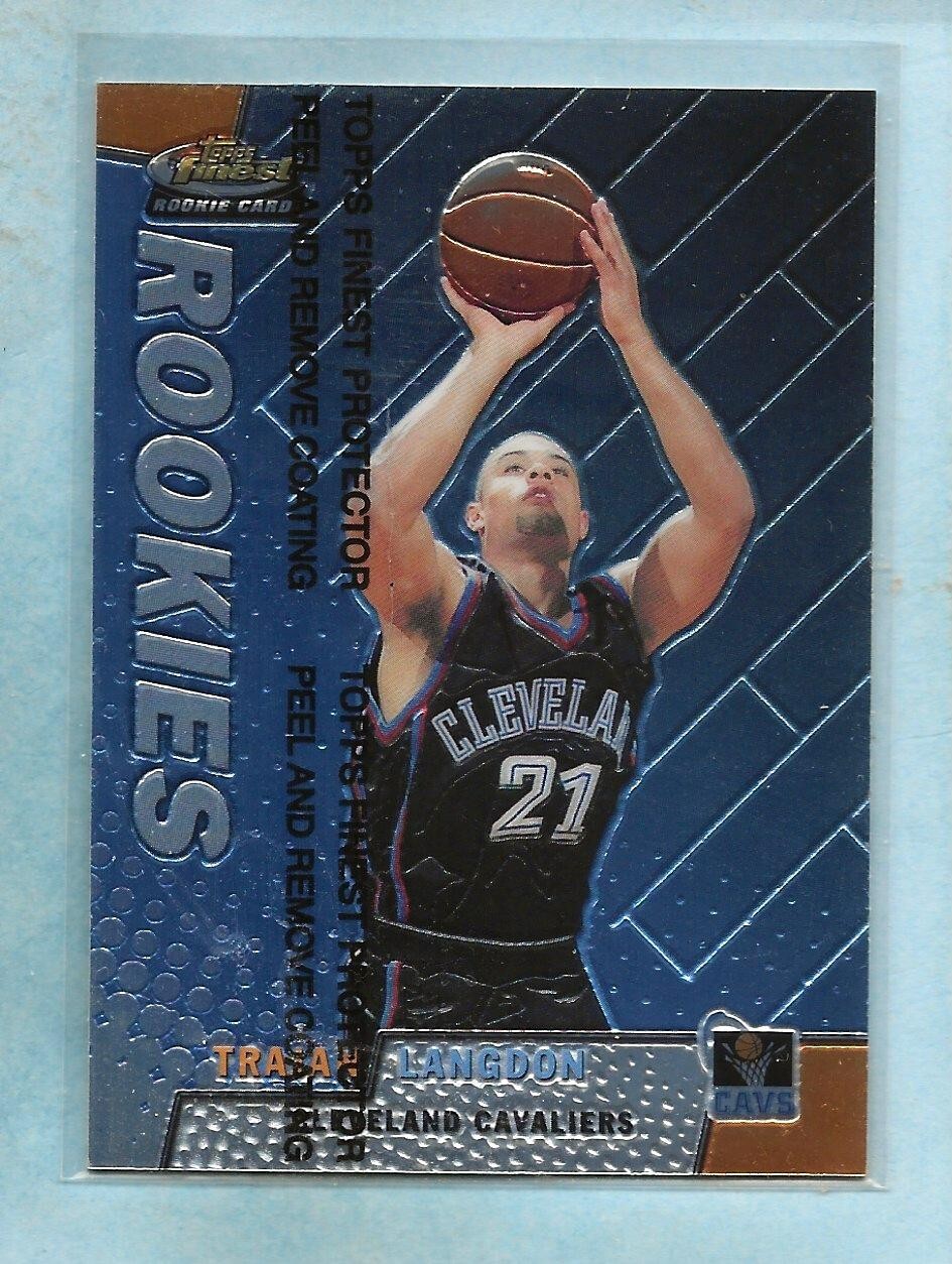 TRAJAN LANGDON - 1999-00 Topps Finest "Rookie"- #116 - Cavs - Comb. Shipping