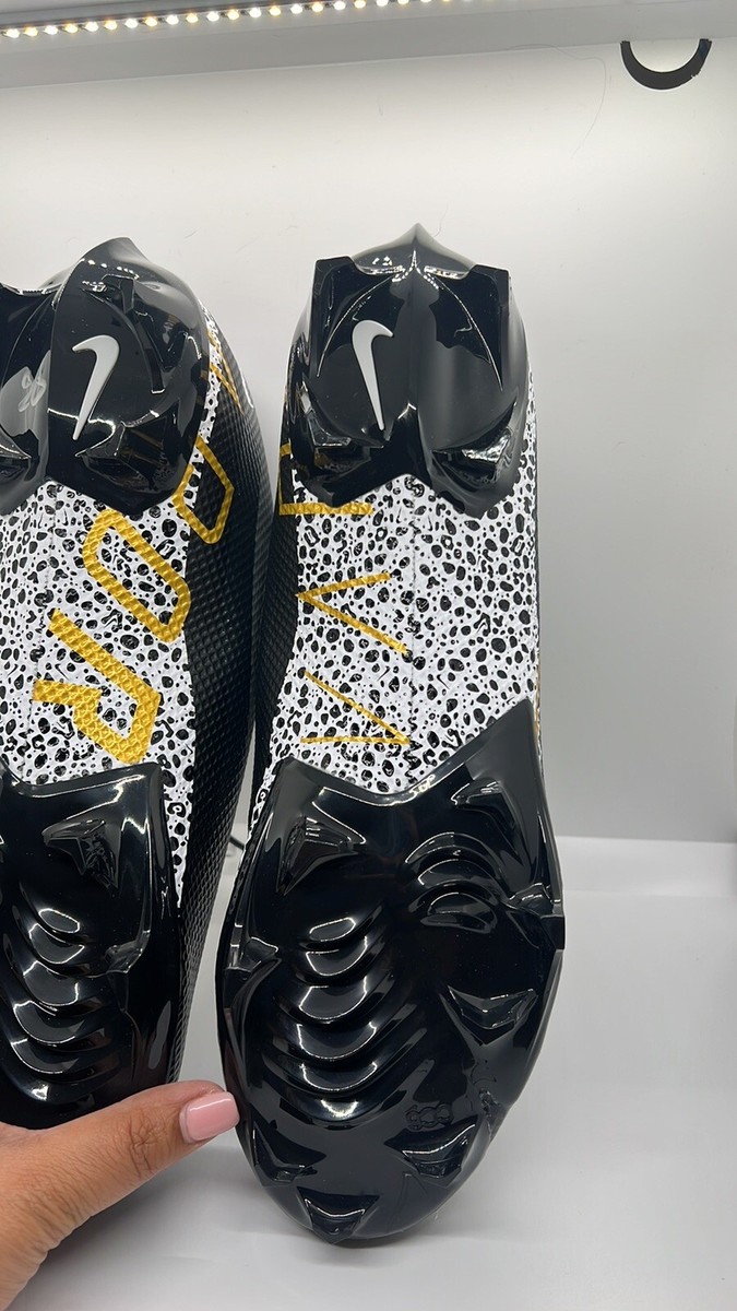 Nike Vapor Edge Speed 360 Football‎ Cleats Mens 13 Black Gold DQ5110-002 NWOB Nike Vapor Edge Speed 360 Black Metallic Gold Football  main image 2