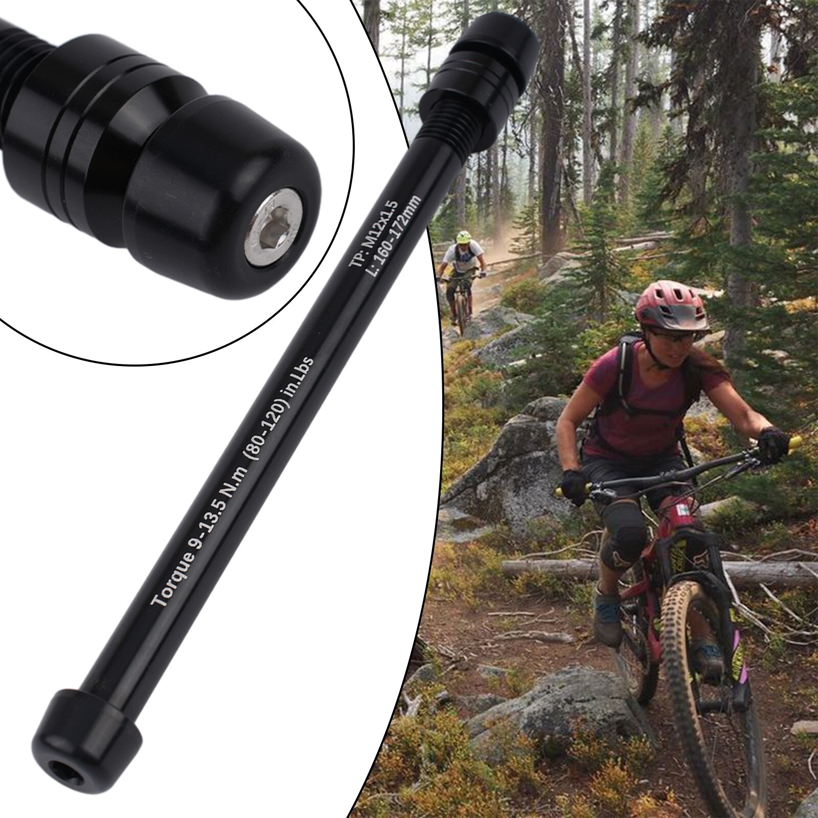 Bike Trainer Thru Axle Spiwer 12x142148mm P1.5/P1.75 Fahrrad Indoor