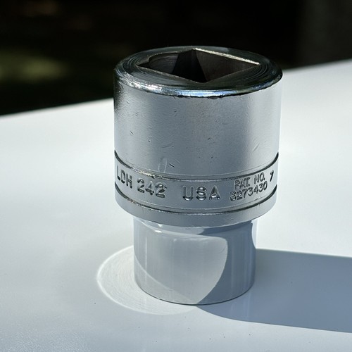 RARE NOS 1987 Snap On Tools LDH242 3/4 Dr 12 Pt SAE 3/4” Flank Dr Shallow Socket - Bild 8 von 14