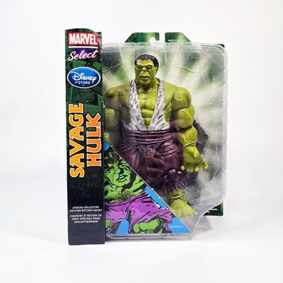 Marvel Select Savage Hulk Disney Store Exclusive 7'' Figure NIB Alt Hands RETIRED
