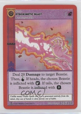 2021 MetaZoo - Cryptid Nation 2nd Edition Pyrokinetic Blast #123