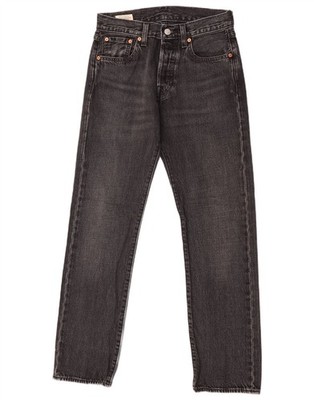 Levi's Herren 501 Straight Jeans W27 L30 Grau Baumwolle DS18