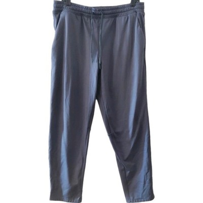 Gray Tech Fleece Performance Pants Men's L Drawstring Athleisure Gorpcore