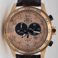 Invicta Sea Spider Chronograph Rose Gold Watch 4598 50mm