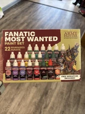 Army Painter WP8071P Warpaints Fanatic Most Wanted Paints (Set of 22)