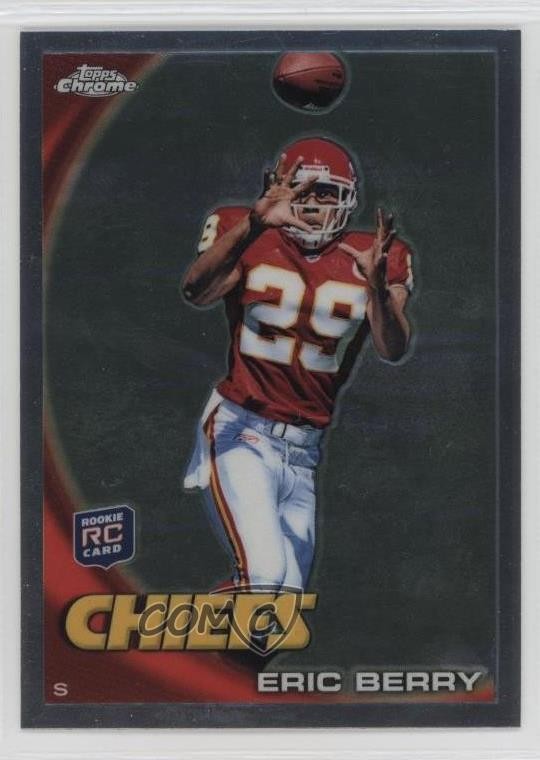 2010 Topps Chrome Eric Berry (Ball in Air) #C195 fm0