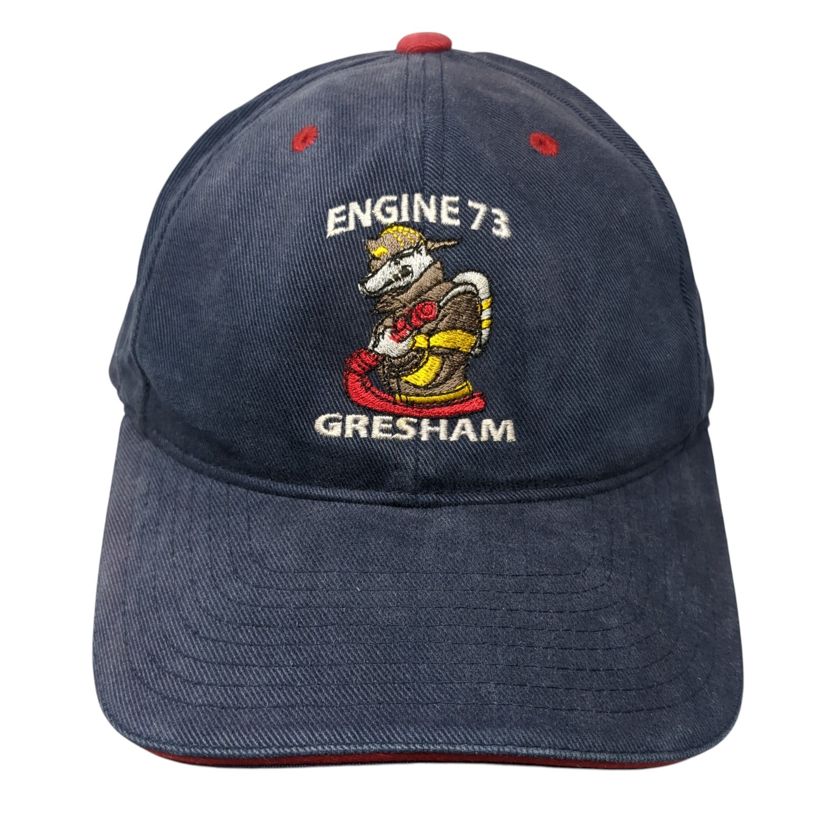 Engine 73 Gresham Strapback Baseball Cap Blue One… - image 1