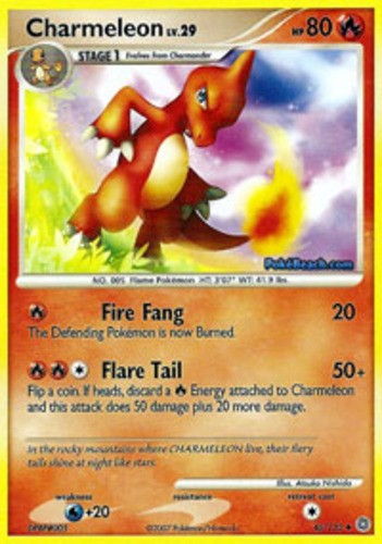 Moderately Played, English - 4 x Pokemon Charmeleon - 46/132 - Uncommon Secret W