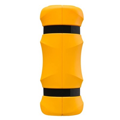 Säulenschutz gelb, 1,1 m hoch, Ø 45 cm, für Säulen bis 15 x 15 cm, HDPE