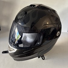 Casco modular Harley Davidson talla M mediano 57-58 cm Stealth Flame con bolsa - 29