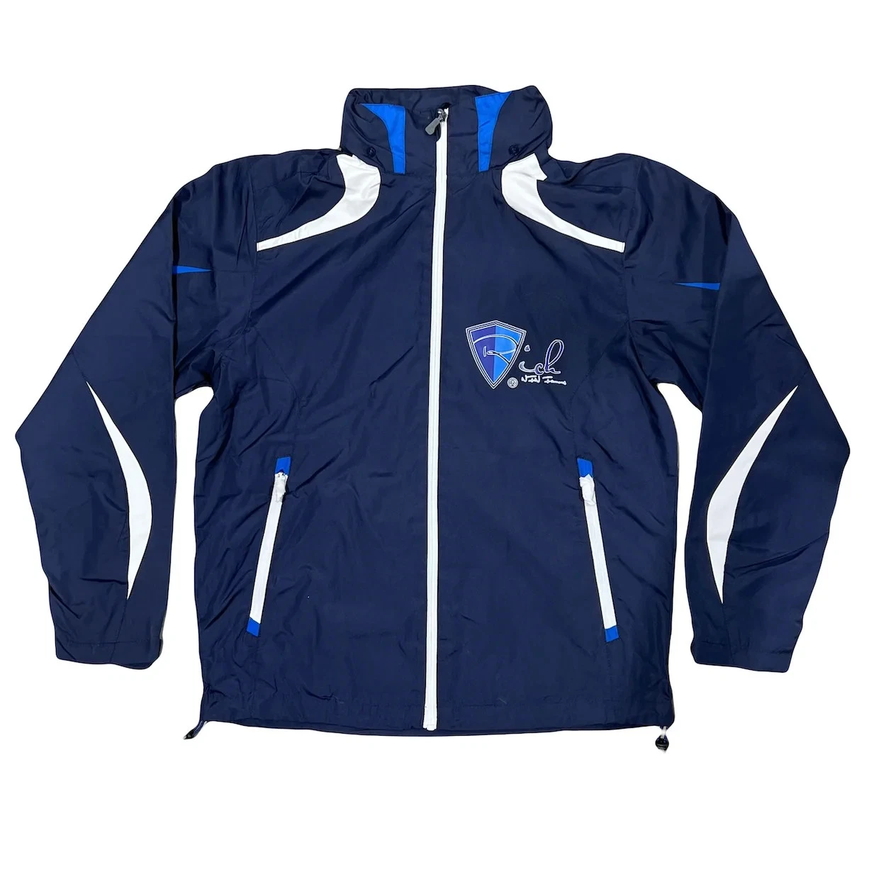 Men's Windbreaker Lined With Roll Hood Zipped Pockets By RNF Sizes Sm-3XL New
Opens in a new window