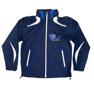 Men's Windbreaker Lined With Roll Hood  Zipped Pockets By RNF Sizes Sm-3XL New