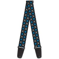 Guitar Strap - Argyle Black/Gray/Turquoise (Us Import) ACC NEU