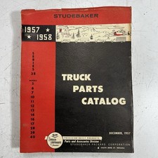 1957 1958 Studebaker Series 3e Truck Parts Catalog - Models 5-17 28 38 40