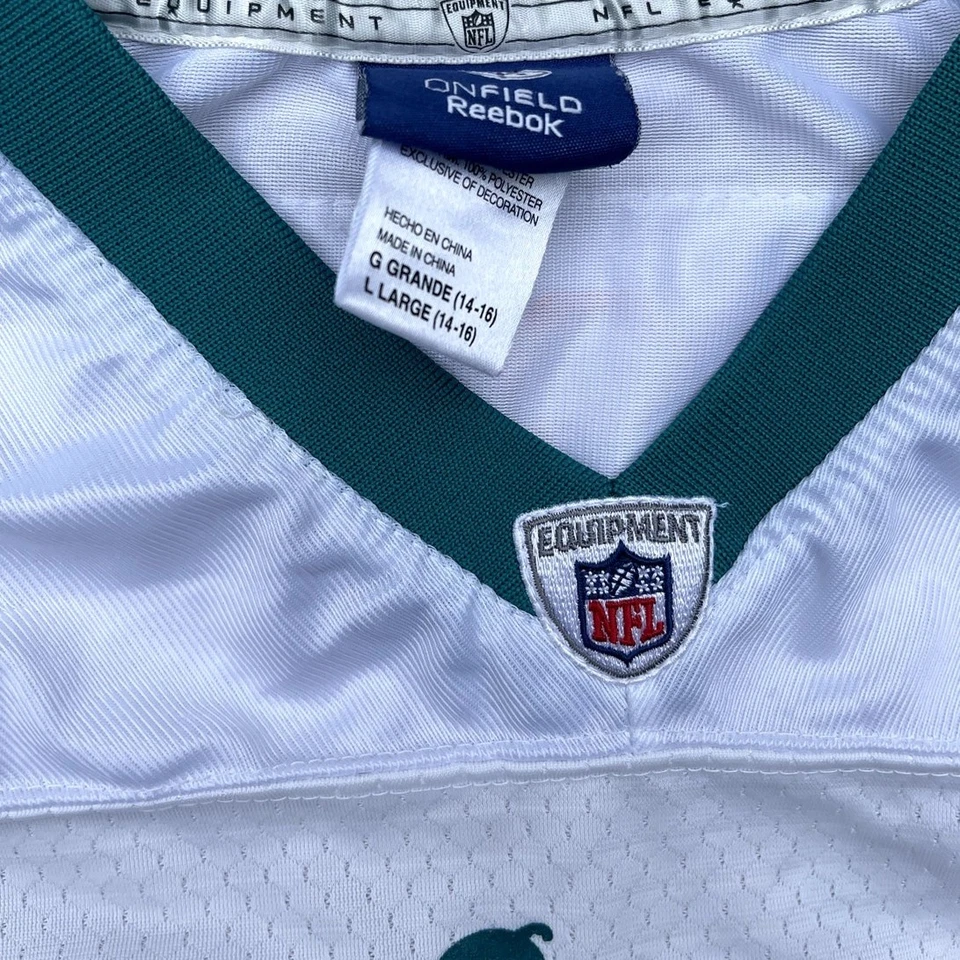 Camiseta deportiva Reebok Miami Dolphins Brandon Marshall #19 de fútbol americano NFL Nike juvenil talla L Foto 4 de 4