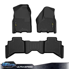 TPE Floor Mats Liner Fit For 09-24 Ram 1500 Quad Classic Cab Models All Weather