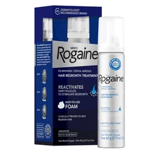 Men's Rogaine 5% Minoxidil Hair Regrowth Treatment Foam For Men 1 Months Supply