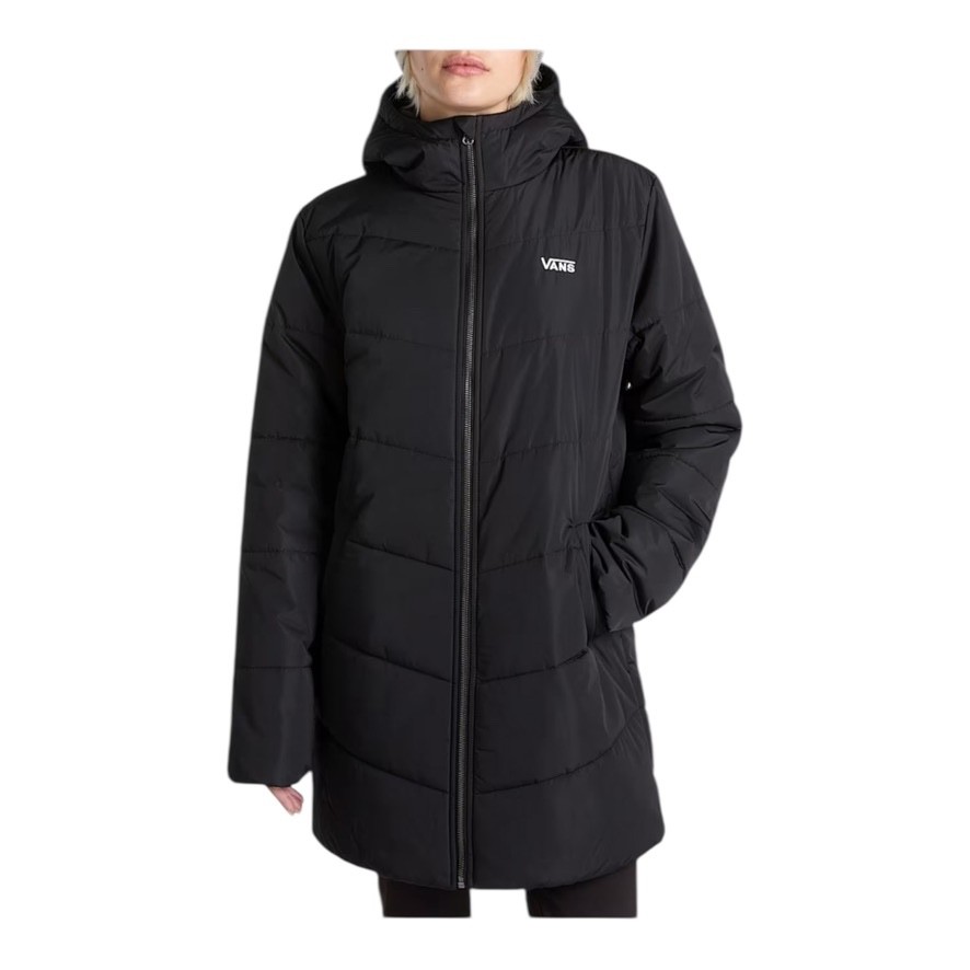 VANS MTE FOUNDRY LARGA Chaqueta Abrigo Para Dama Con Capucha Outdoor Negra