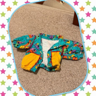 Coole Vintage Cabbage Patch Kinder Puppe Designer Line Mädchen oder Junge grüne Jacke