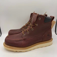 Irish Setter Ashby Boots Mens 11 2E Wide Brown  Moc Soft Toe Leather Work 83605