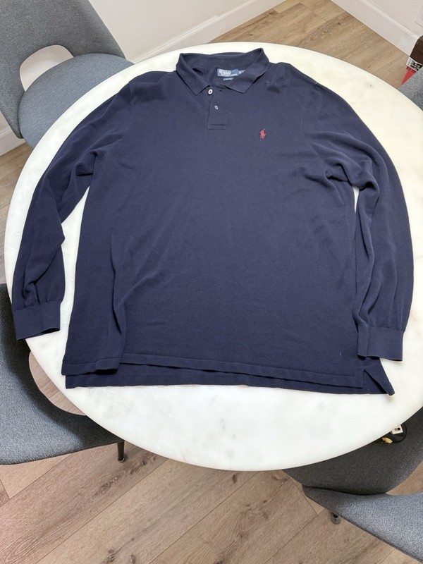 Ralph Lauren Luxe Knit Polo Shirt XXL TTG 