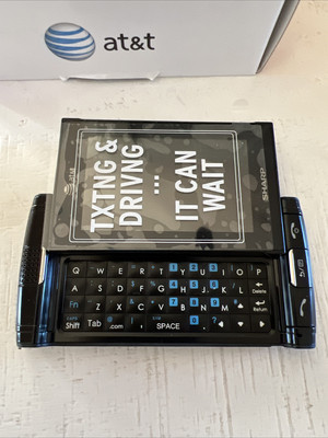 SHARP STX-2 (AT&T) Smartphone Black 3G - Tested - Works!