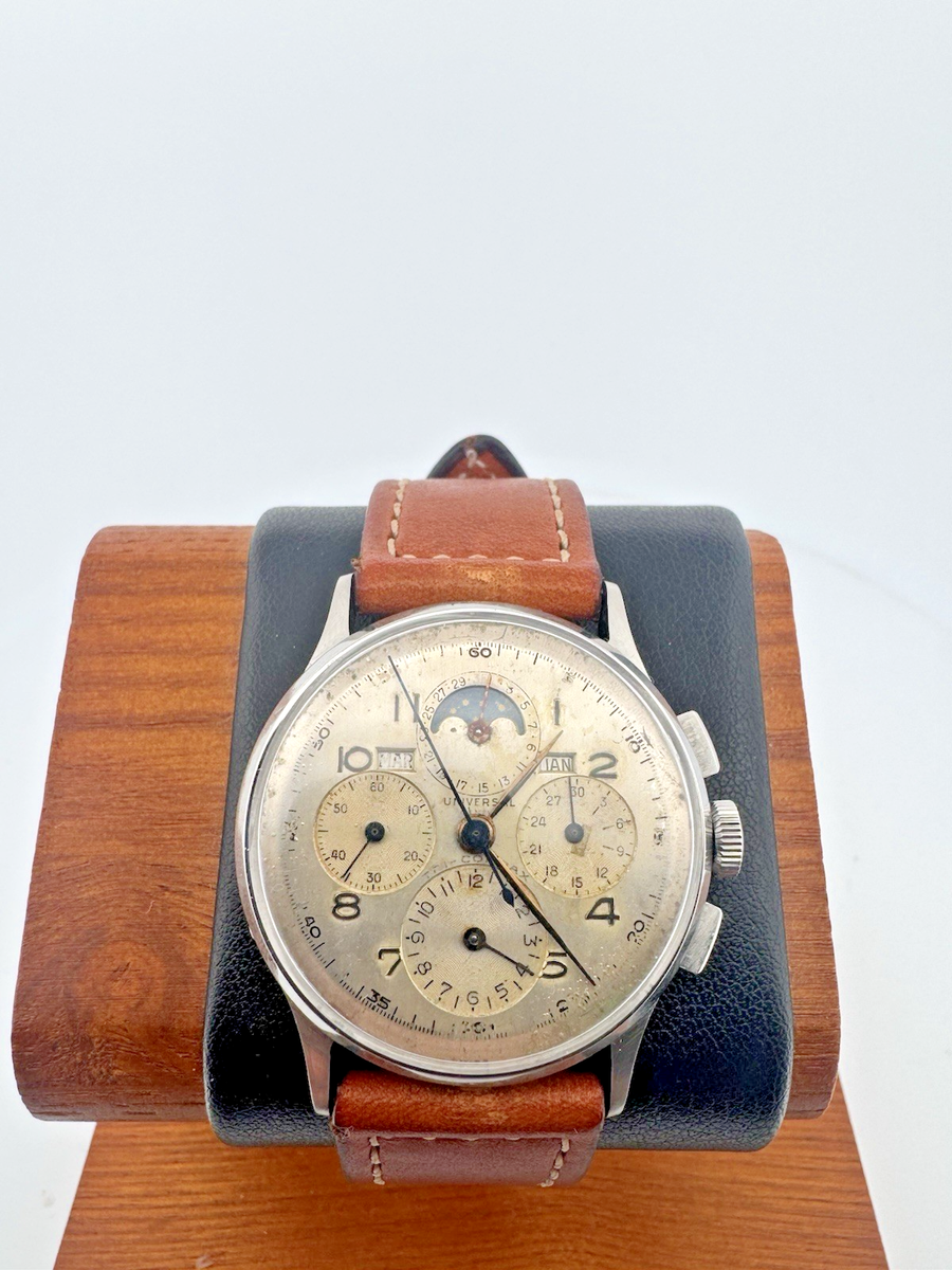 宝*斎様 UNIVERSAL GENEVE　533 115腕時計 Vintage Universal Geneve Tri Compax Watch 1945 Ref: 22279 - Nice