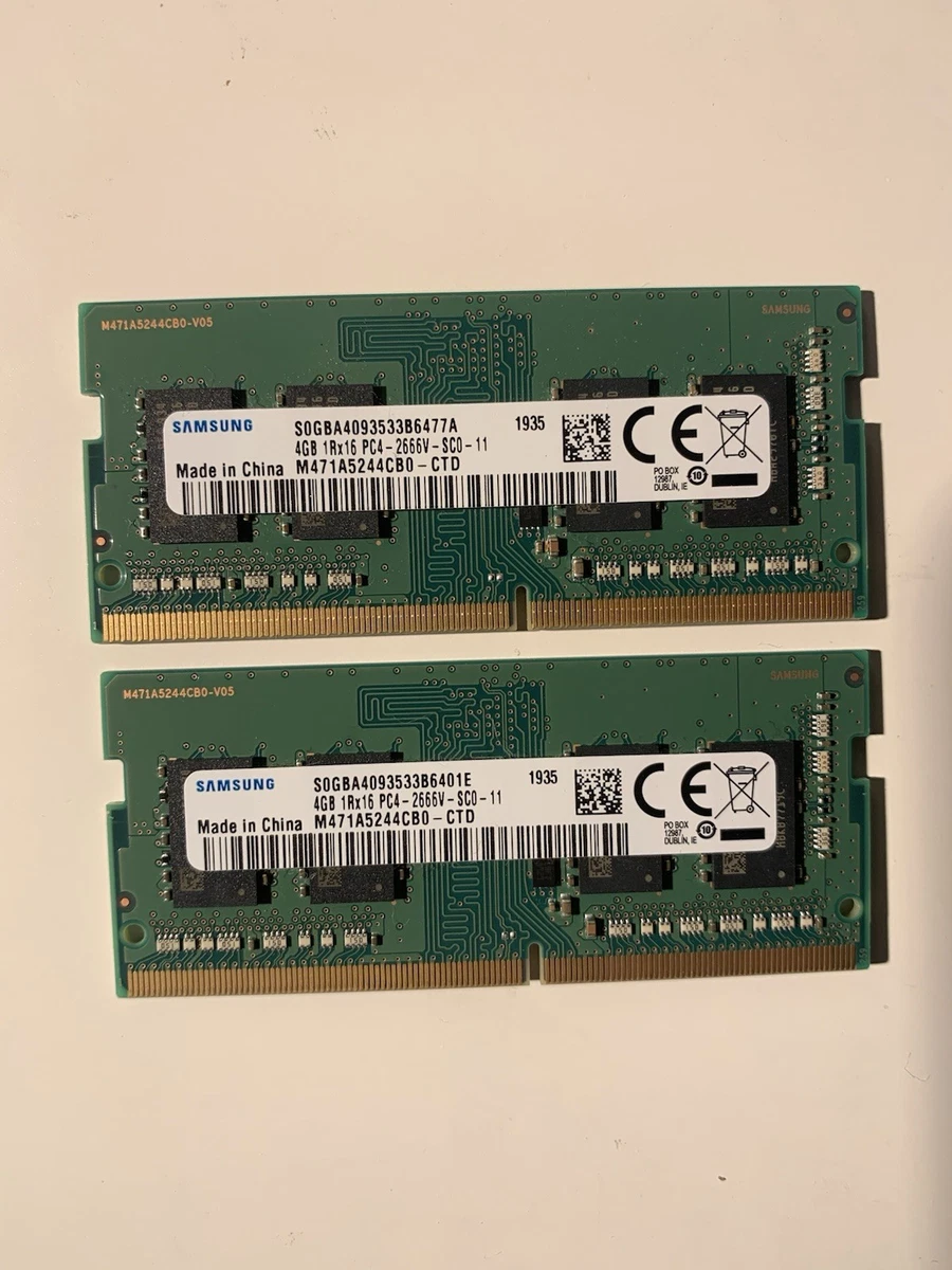 Samsung DDR4 SDRAM 4 GB Total Capacity Memory (RAM) for sale | eBay