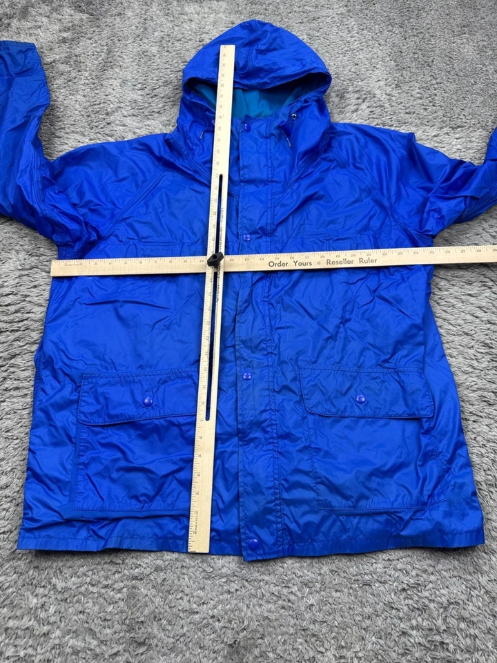 Chaqueta WearGuard Hombre Grande Azul Super Weartex Malla Forrada Con Capucha Trabajo Lluvia Abrigo Foto 4 de 4