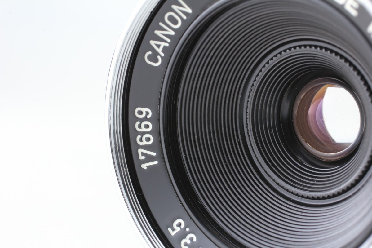 Top MINT w/Box】Canon 25mm F3.5 L39 LTM Leica Screw Mount Lens