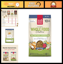 Whole Grain Chicken Dry Dog Food for Small Breeds, 10 lb - Whole Food Clusters 7.80 per pound